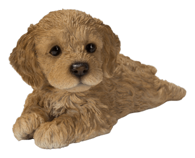 Puppy liggend 22x13x12cm