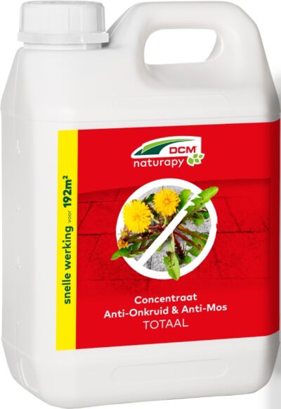 DCM Anti-Onkruid & Anti-Mos - Terras, oprit en paden (concentraat) 2,5 L