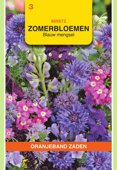 OBZ Zomerbloemen mengsel, blauw