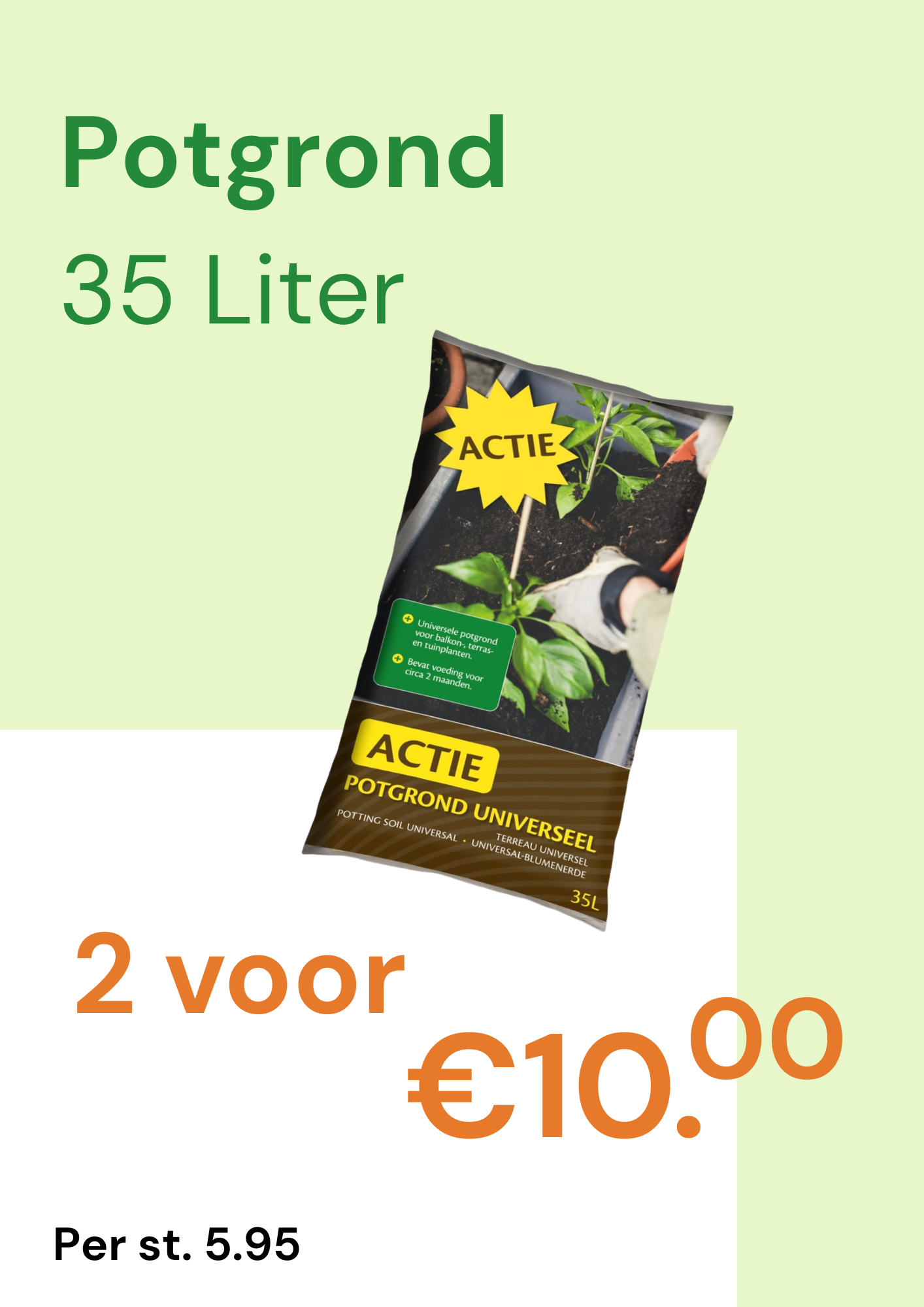Actiekaarten (12) Potgrond 35L - Afbeelding 1